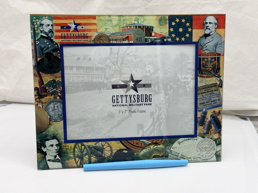 Gettysburg National Park Collector Photo Picture Frame 5 X 7 Civil War Design